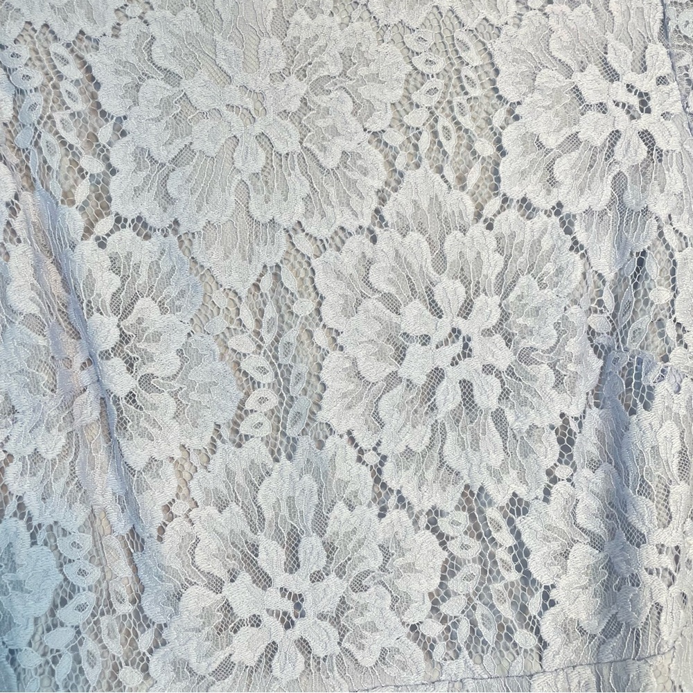 NWT Free People Hailee Lace A-line Mini Blue Floral Dress Size Small Retail $168 - Picture 7 of 12